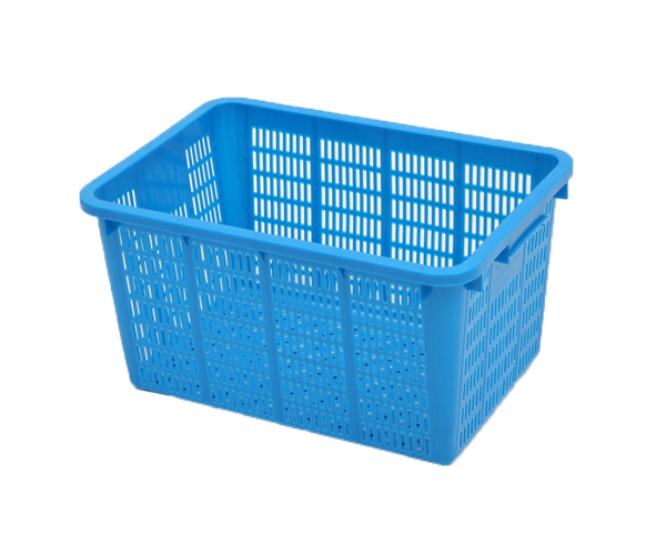 厂家直销580塑料箩筐蔬菜水果塑料箩加厚塑料周转箩长方形箩筐